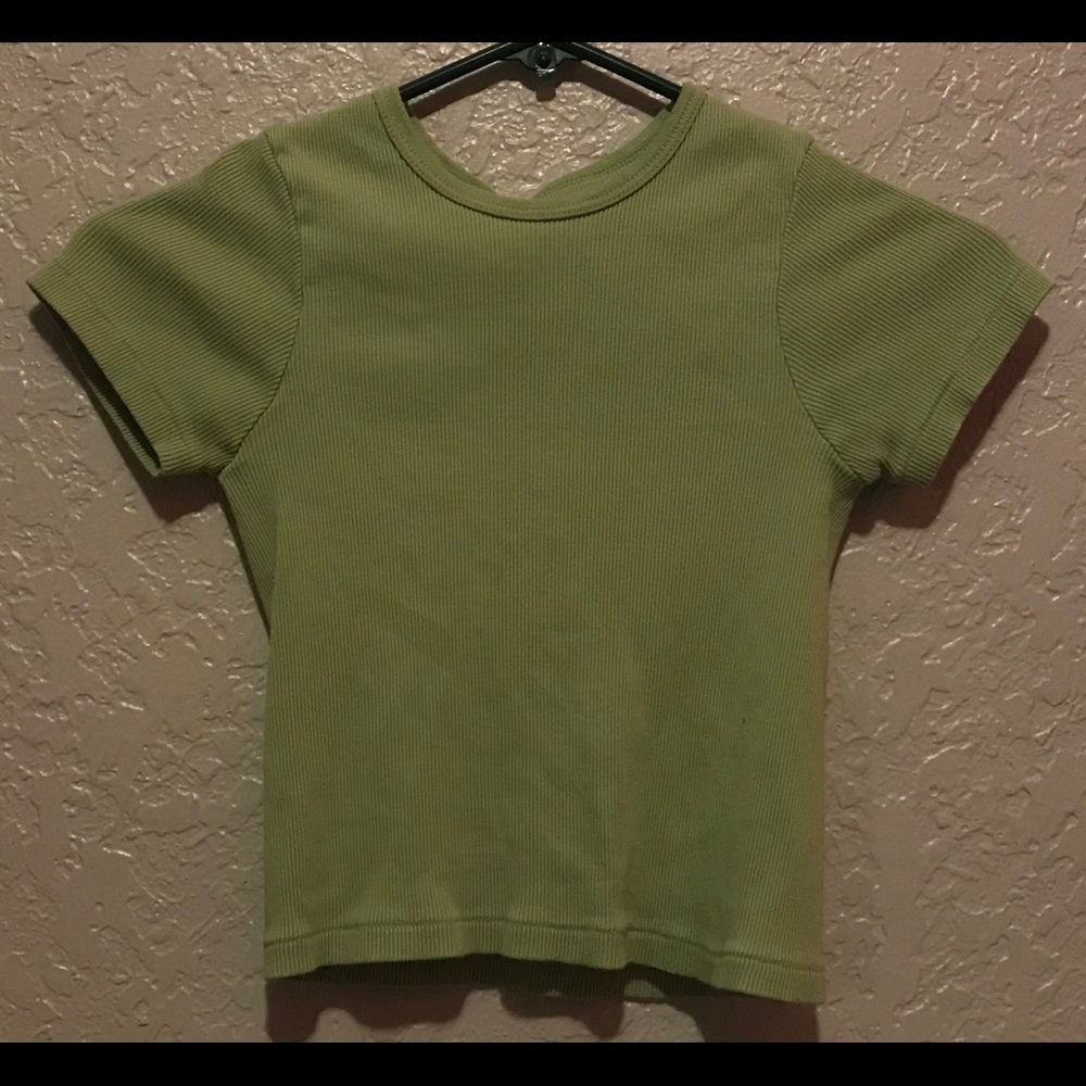 Soft ribbed tee